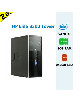 HP Elite 8300 Tower Kasa i5 3470 3.2GHz 8GB DDR3 240GB SSD
