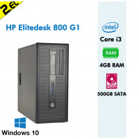 HP Elitedesk 800 G1 i3 4130 4GB RAM 500GB SATA Win7 Pro