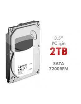2TB 7200 RPM SATA Harddisk