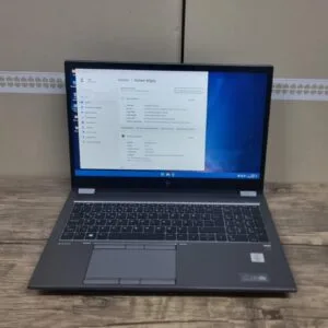 HP Zbook Fury 15 G7 i7 10850H 16GB RAM 512GB M2 QUADRO T2000 15.6 Win 10 Pro